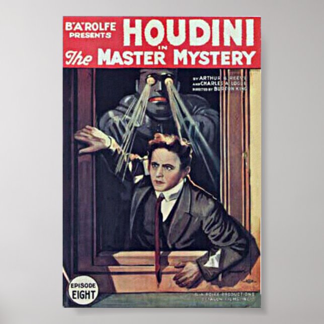 Poster Harry Houdini (Devant)