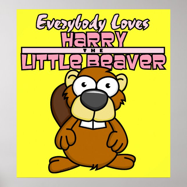 Poster Harry Little Beaver (Devant)