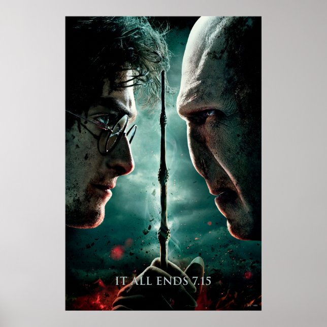 Poster Harry Potter 7 Partie 2 - Harry contre Voldemort (Devant)