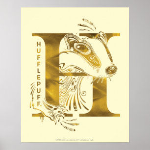 Poster Harry Potter   Aguamenti HUFFLEPUFF™ Graphic