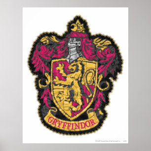 Poster Harry Potter   Armoiries de la maison Gryffondor