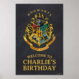 Poster Harry Potter Armoiries de Poudlard Anniversaire