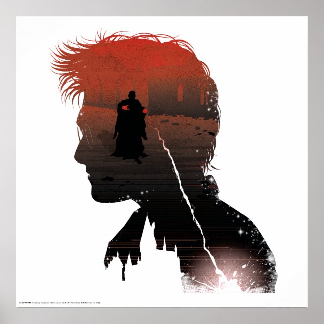 Poster Harry Potter | Assistant Harry & Voldemort Duel (Devant)