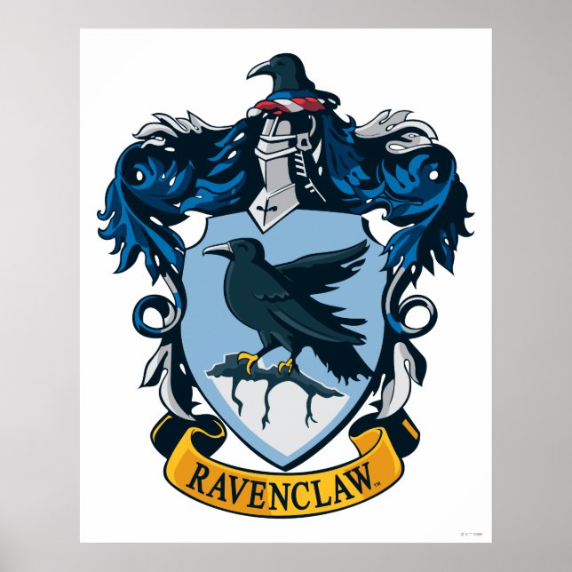 Poster Harry Potter  | Blason de Ravenclaw gothique (Devant)