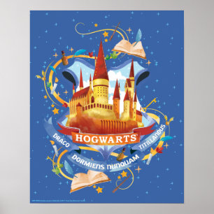 Poster Harry Potter   Château de charme HOGWARTS™