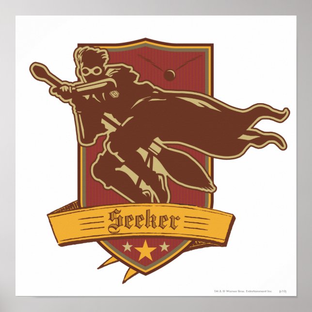 Poster Harry Potter | Crête de l'attrapeur QUIDDITCH™ (Devant)
