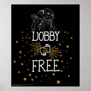 Poster Harry Potter   Dobby Is Free