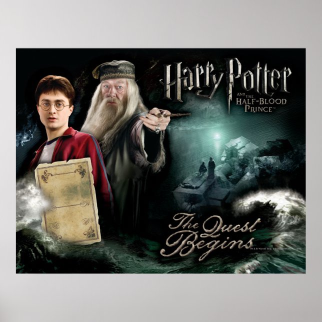 Poster Harry Potter et Dumbledore (Devant)