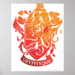 Poster Harry Potter   Gryffindor Crest - Splissé