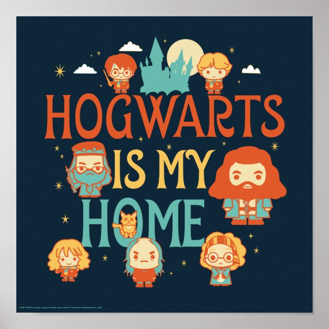 POSTER HARRY POTTER™ | HOGWARTS™ EST MA MAISON (Devant)