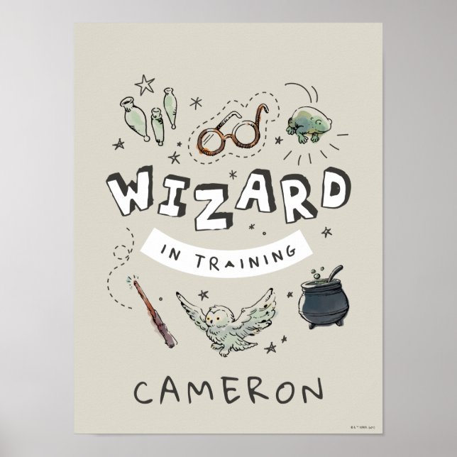 Poster HARRY POTTER™ | Jeune sorcier en formation (Devant)