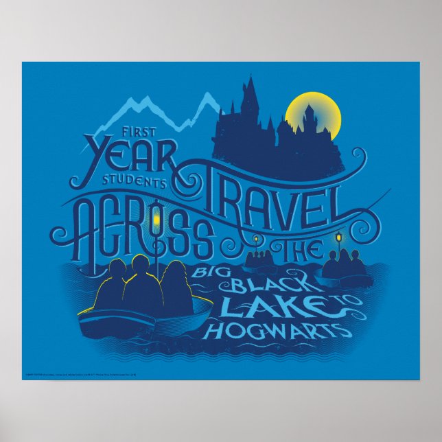 Poster Harry Potter | Lac Noir À Hogwarts (Devant)
