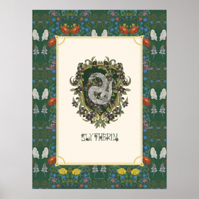 Poster HARRY POTTER™ | SLYTHERIN™ Crest (Devant)