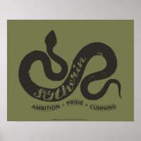 Harry Potter | SLYTHERIN™ Silhouette Typographie