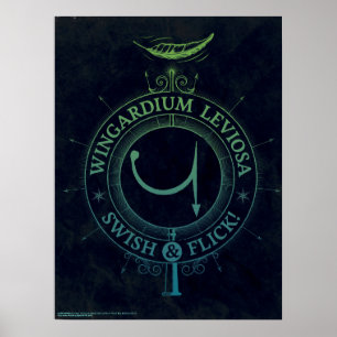 Poster Harry Potter Spell   Wingardium Leviosa Graphic