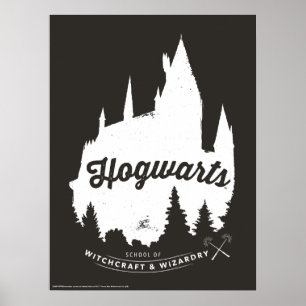 Poster Harry Potter   Typographie du château HOGWARTS™