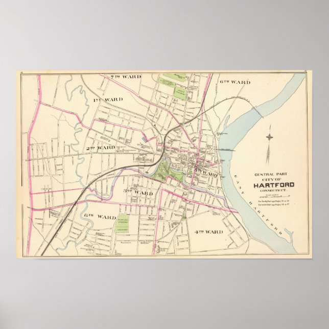 Poster Hartford, Centre (Devant)