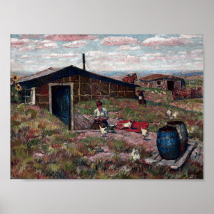 Poster Harvey Dunn - à la maison