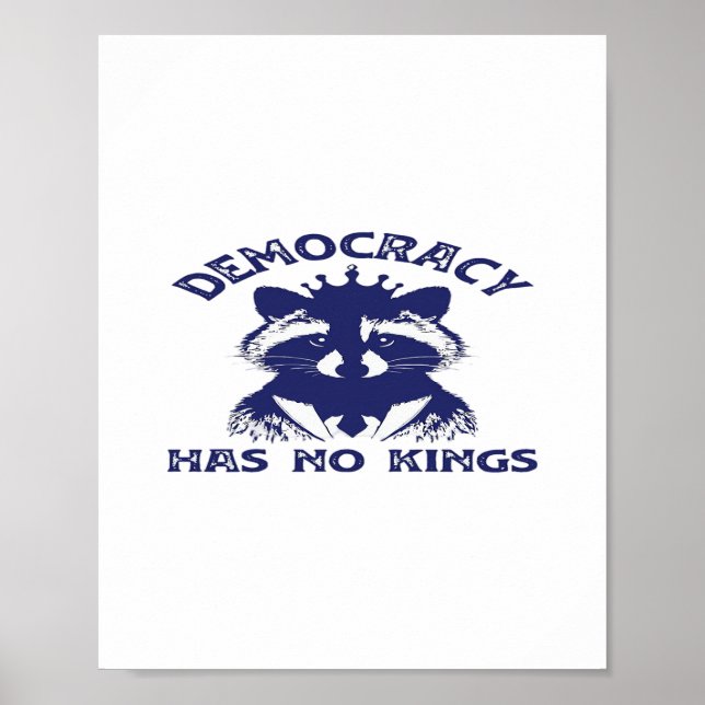 Poster Has No Kings Patriotic (Devant)