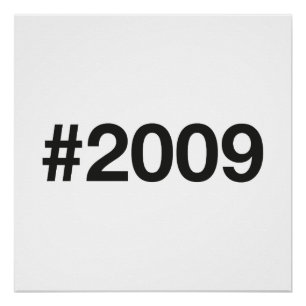 Poster Hashtag 2009 16 Anniversaire