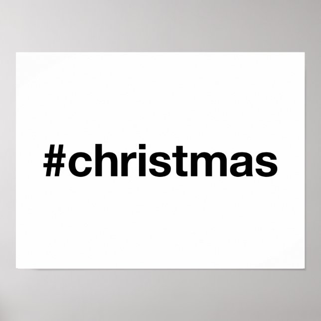 Poster Hashtag NOËL (Devant)