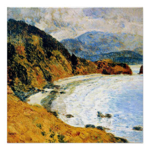 Poster Hassam - Ecola Beach, Oregon