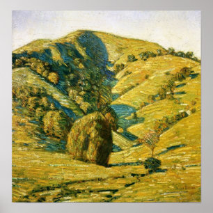 Poster Hassam - Hill Of the Sun, San Anselmo, Californie,