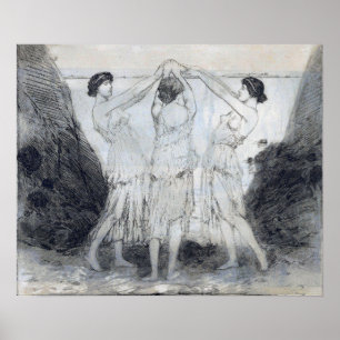 Poster Hassam - La danse grecque