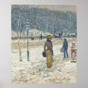 Poster Hassam - New York Street