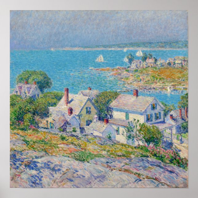 Poster Hassam - Nouvelle-Angleterre Headlands 1930 (Devant)