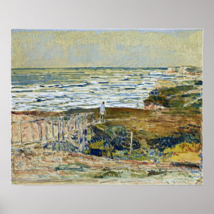 Poster Hassam - Pêcheur de Montauk 1921