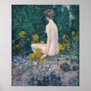Poster Hassam - Verge d'or 1908