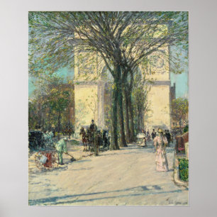 Poster Hassam - Washington Arch Spring