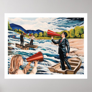 Poster Hâte et écoulement