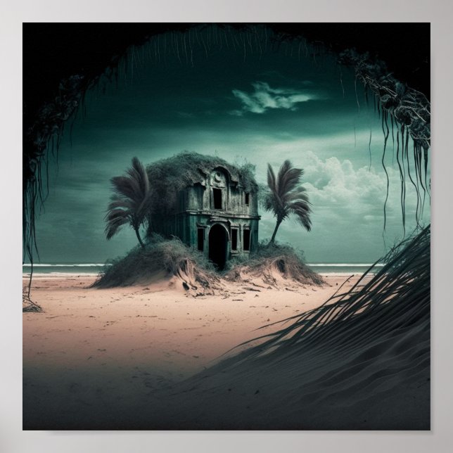 Poster 'Haunted Dumas Beach 3' (Devant)