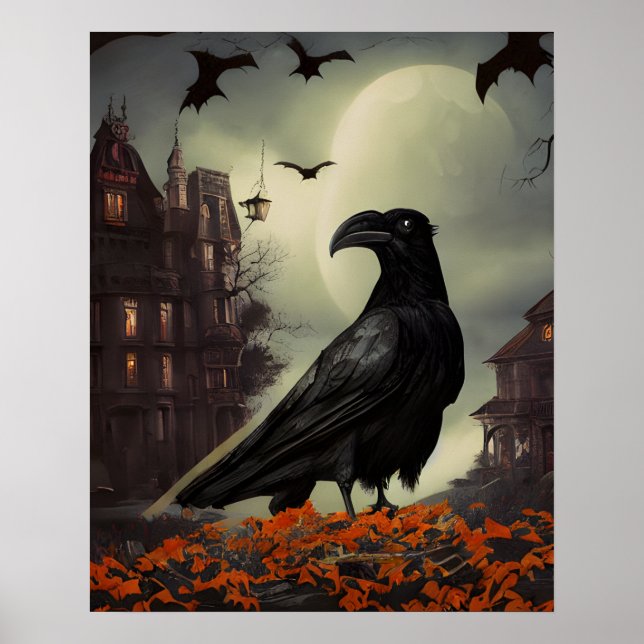 Poster Haunted House Raven (Devant)