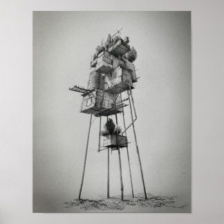 Poster Hausse des perspectives d'avenir incertaines