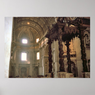 Poster Haut autel basilique de s de St Peter ", Vatican,