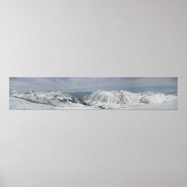 Poster Haut de Baldy Mountain, Alta Utah (Devant)
