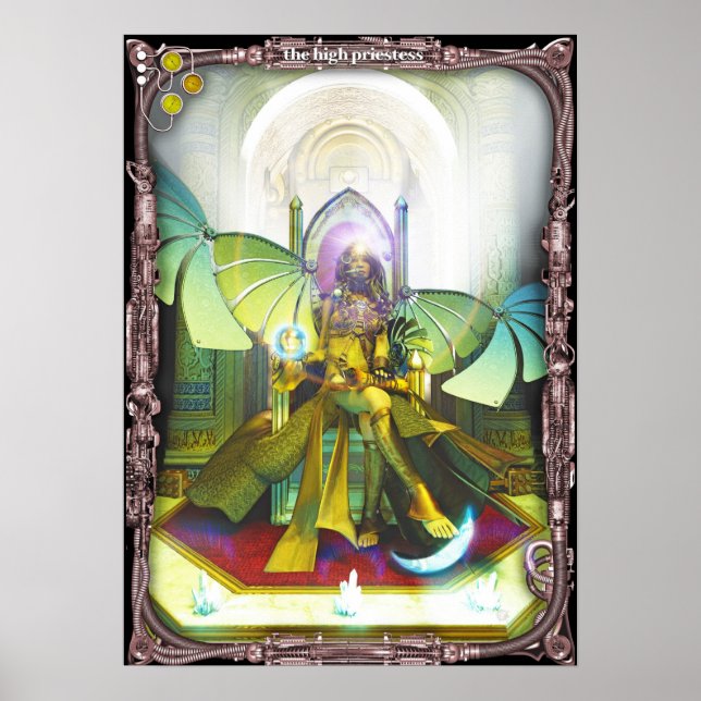 Poster Haute Prêtesse, par Joseph Maas (Devant)