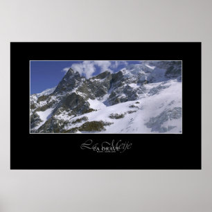 Poster Hautes montagnes : La Meije en France