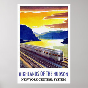 Poster Hautes Terres Du Système Central Hudson New York