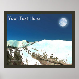 Poster Hauts sommets - Air léger