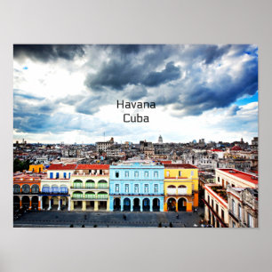 Poster Havana, Cuba