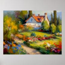 Havre de floraison : Maison et jardin délicieux