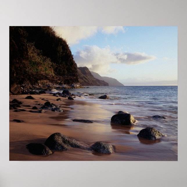 Poster Hawaii, Kauai, Haena State Park 2 (Devant)