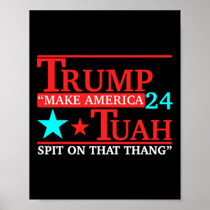 Poster Hawk Tuah Funny Viral Humour Mème Vidéo Tee Girl 2