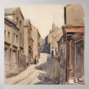 Poster Haworth vintage West Yorkshire Angleterre Bronte