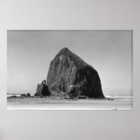 Haystack Rock à Cannon Beach, Oregon Photographie