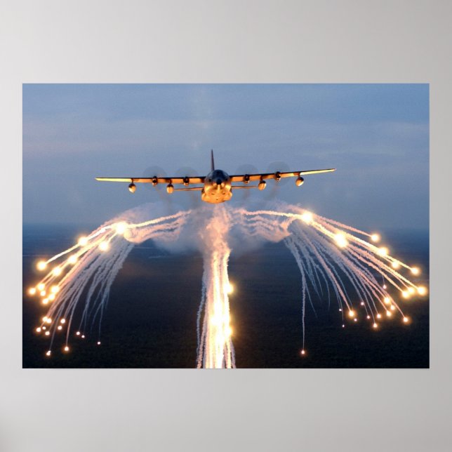 Poster HC-130P/N avion de combat King (Devant)